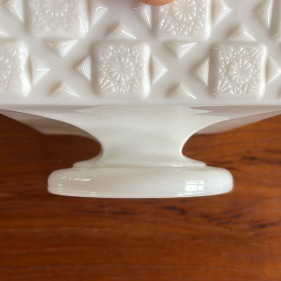 VTG Milk Glass Candy/Compote Dish - Picture 6 of 6